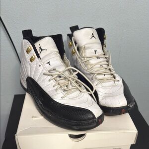 Jordan 13 Men's White and Black Sneakers